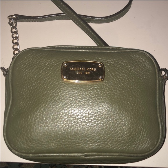Michael Kors Olive Green Purse